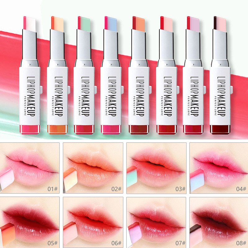 Double Color Long lasting and Waterproof Lipstick