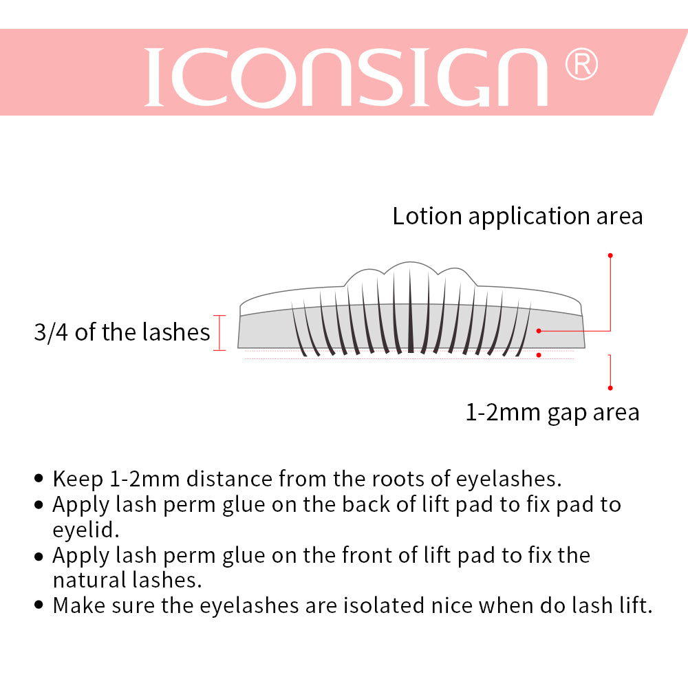 ICONSIGN Lash Lift Kit-Lash Lifting Eyelash Perming Kit for  Lash Curling Enhancer- Eyes Makeup Tools