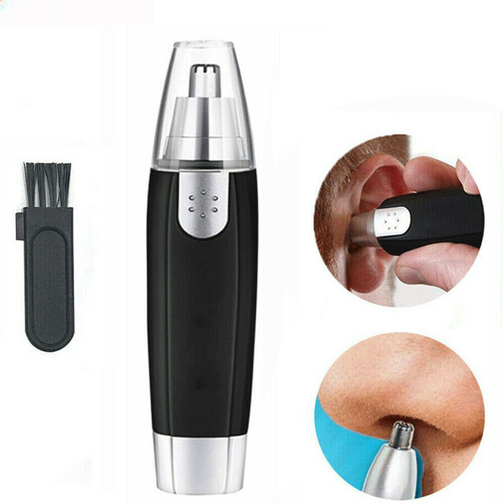 Electric Nose, Ear and Hair Trimmer and Eyebrow Shaver Clipper and  Groomer Cleaner Unisex Electric Portable Trimmer and  Clipper with LED Light