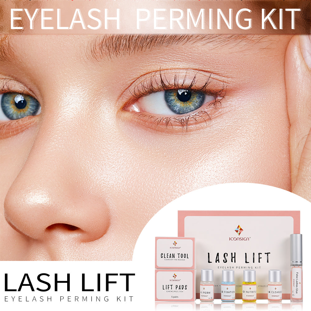 ICONSIGN Lash Lift Kit-Lash Lifting Eyelash Perming Kit for  Lash Curling Enhancer- Eyes Makeup Tools