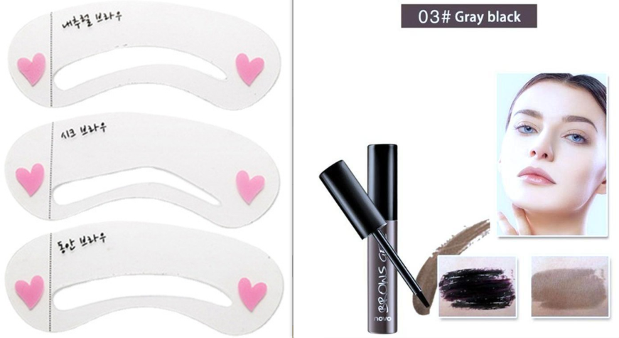 Peel Off Brown Black Eye Brow Tattoo Tint- Waterproof Long-lasting  Eyebrow Gel Cream Mascara -Eye Makeup Cosmetics