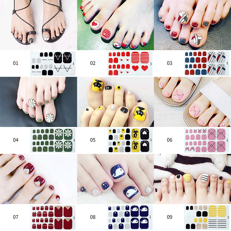 Nail Sticker (Waterproof Foot Nail Sticker)