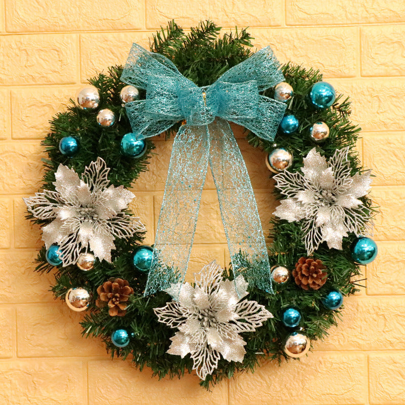 40 50 60CM Christmas Wreath Mince Rattan Christmas decorations pendant, Christmas Wreath Window