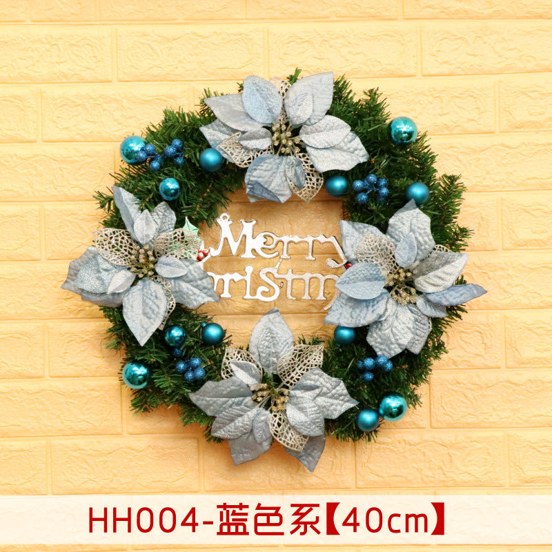 40 50 60CM Christmas Wreath Mince Rattan Christmas decorations pendant, Christmas Wreath Window