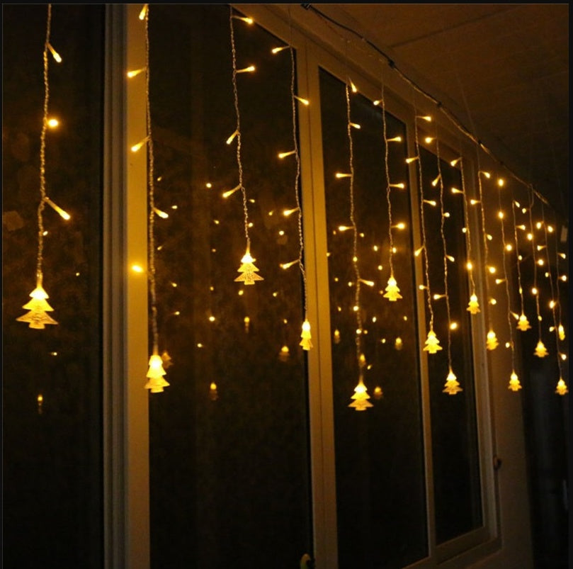 Christmas Lantern Strings Holiday Lanterns Christmas Tree Curtain Lights