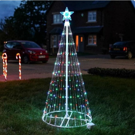 Multi Color LED Animated Outdoor Christmas Tree Lights Christmas Lights Christmas Garden Courtyards
 Decorations